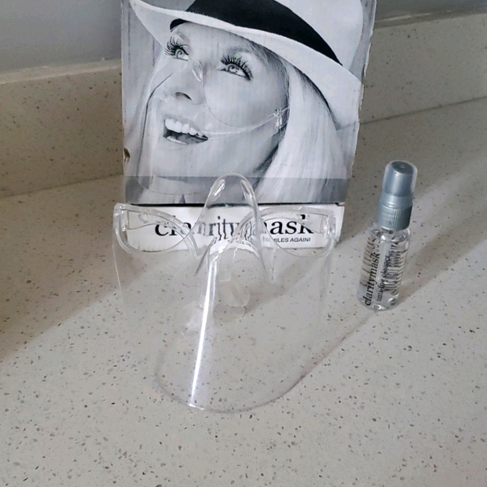 Clear face mask